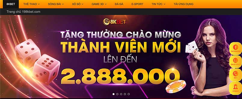 Game hay khuyến mãi khủng tại 8KBET